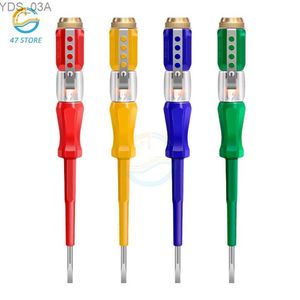 Current Meters Electrical Tester Pen Voltage Indicator Test Pencil Test Screwdriver 100-500V Neon Bulb Non-contact Insulation Circuit Test Pen 240320