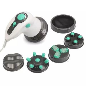 Corpo massageador elétrico anti celulite portátil gordura emagrecimento cuidados de saúde instrumento massagem vibração cervical coluna pescoço cintura 240309