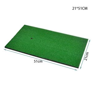 AIDS Mini Golf träffar matta, konstgjord gräsmatta, inomhusövningsmatta för hem och kontor, utomhusgolfsvingande träning, 21x51cm