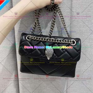 Kurt Geiger Designer torebka Messenger Bag Women Man Mini skórzana torba na ramię metalowy znak Pochette Tote Crossbody Torby 10a 533