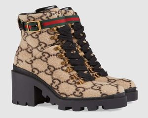 2019 Winter New Wool Ankle Boot 578585 여성 039S 패션 오토바이 신발 인기있는 브랜드 럭셔리 숙녀 디자이너 High Qual1355596