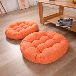 Kissen 1PCS verdicken runde Tatami-Bodenmatratze Hassock Outdoor-Sitzpolster Stuhlkissen Coussins de Futon