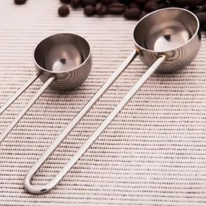 Misurini da caffè in acciaio inossidabile, cucchiai dosatori per spezie e tè, utensili da cucina per la casa con manico lungo
