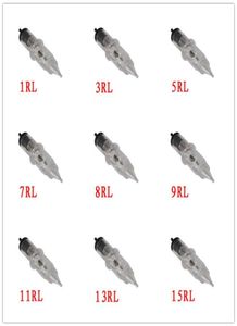 100PCS 135789111315RL M2 RS F M1 RMPERMANENTメイクアップ針3RLタトゥーカートリッジニードルロータリースイスマシンPEN1324784