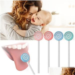 Set per toelettatura Raschietto per lingua Batteri che inibiscono igienico pratico Detergente per pennelli orali Lingue per la cura Alito fresco Baby Kids Mater Dhska