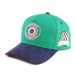 Cappellini da baseball all'ingrosso Designer semplici di alta qualità Cappelli da baseball bicolore Cappelli personalizzati 5 pannelli A Frame per uomo