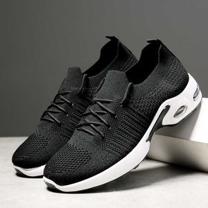 Freizeitschuhe, Sportschuhe für Herren, Frühlingsneu, Fly Woven Mesh, atmungsaktiv, rutschfest, weiche Sohlen, modisch