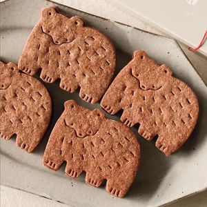 Baking Moulds Nordic Style Polar Bear Cookie Cutter Small Biscuit Stamp Sandwich Pastry Hand Pressed Mold Homemade Cake Decoration