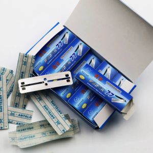 Blade 100 Pcs Antelope Super77 Razor Blades Brand Stainless Steel Safety Razor Blades To Shave Blade To Razor for Men Barber Blade