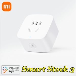 コントロールXiaomi Mijia Smart Socket 3 WiFi Power Statisticsバージョンワイヤレスリモートコントロールアダプター電源オフワークでMihomeアプリ