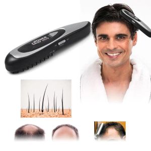 Prodotti Elettrico LED Laser Pettine per la crescita dei capelli Spazzola per capelli Laser Perdita di capelli Arresto della ricrescita Pettine per terapia Ozono Massaggiatore a infrarossi per cuoio capelluto Barbiere T85