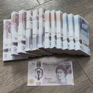 2024 Prop Money Beaks UK FINT FAKE PIENIĄDZE GBP British 10 20 50 Pamiętne fałszywe notatki zabawka dla dzieci Prezenty świąteczne lub film wideo
