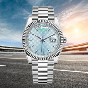 Zegarki męskie Wysokiej jakości designerskie zegarki 2813 Data Automatyczna mechaniczna 40 mm stal nierdzewna wodoodporna 36 mm Womens Classic Ruch Dhgates Na rękę