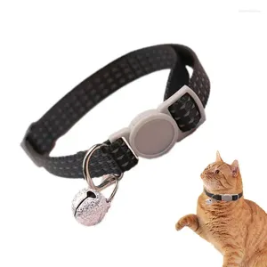 Dog Collars Dogs Safety Nylon Duarable Reflective Adjustable Basic To Prevent Lost For Puppy Walk Training Pet Supply