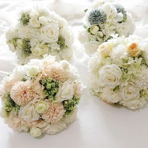 Flores de casamento 36x26cm buquê de noiva casa floral evento comercial simulação noiva 547