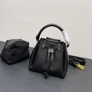 23SSFashion брендовая сумка-ведро женская сумка-кошелек с внутренней подкладкой ретро повседневная модная сумка через плечо через плечо можно носить диагональную сумку через плечо оптом