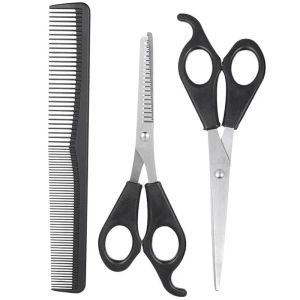 3 Pcs Hair Scissors Cutting Shears Salon Professional Barber Hair Cutting Thinning Hairdressing Styling Tool Hairdressing Comb