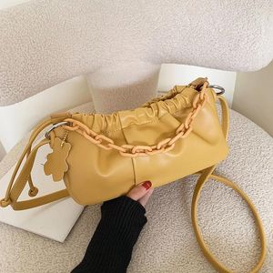 Totes Luxury Bag For Women 2024 Retro Dumpling Shape Messenger Fashion Female Crossbody Shoulder Bags Handbag Cloud Pack