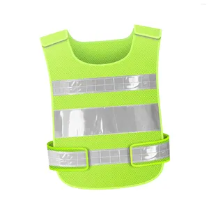 Motorcycle Apparel Reflective Vest High Visibility Construction Gear Walking Sleeveless Women