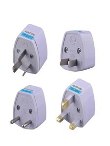 Adaptador universal de tomada de energia para viagem, conversor de energia CA, conector de cabeça, tomada de parede, adaptador da Alemanha, EUA, UE, Reino Unido, AU, padrão 1613826