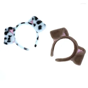 Party Supplies Lolita Plush Dog Ears Hair Hoop Simulation Animal Ear Headband Furry Headwear For Cosplay Girl Gathering