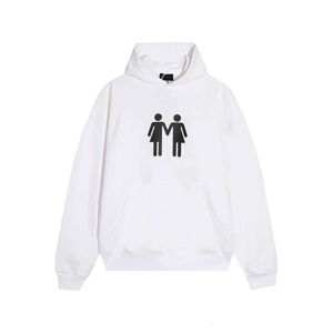 Casual Designer White Grey Hoodies For Men And Women Y2k New 2024 Spring Long Sleeve Hooded Tops Sweater Clothing Oversize S-L FZ2403204
