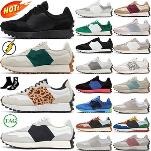 2024 Neue Balanace 327 Trainer Damen Herren Laufschuhe Designer Sneakers Triple Black Sea Salt Grau Orange Blau Rosa Weiß Herren Damen Outdoor-Sporttrainer