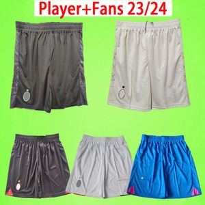 23/24 fanów graczy Wersja Soccer Shorts do domu 2023 2024 Tomori Milans Brahim Rebic Theo Tonali Men Pants Football Pant