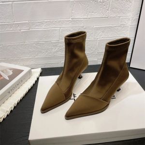 Stiefel Women Boots High Heels Schuhe Luxusdesigner Bootswomen