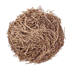 Embrulho para presente com corte amassado, caixa de papel, embalagem, enchimento triturado (100g)