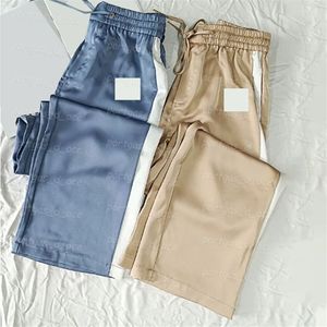 Lässige, sportliche Damenhose, elastische Taille, Kontrastfarbe, Luxus-Designer-Kordelzughose