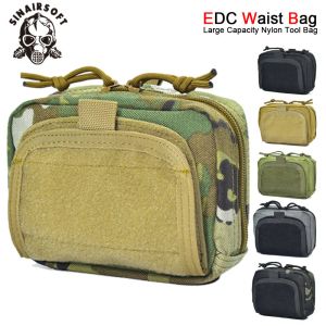 Sacos tático edc molle bolsa de cintura militar saco de ferramentas de caça ao ar livre caso de telefone pacote esportivo utilitário pequeno bolso sacos de caça