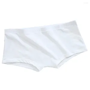 Unterhosen Große Größe Dessous Baumwolle Stretch Niedrige Taille Ausbuchtung Slips Für Männer Atmungsaktive Boxershorts (Weiß/Schwarz/Gelb)