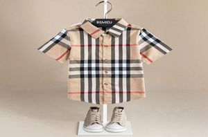 Tasarımcılar Giysileri Çocuklar Kız Çocuk Tasarımcıları Giysileri Büyük Erkek Bebek Kız Tasarımcılar Kıyafetleri Tshirt Büyük Kontrollü Gömlek Giysileri7449696