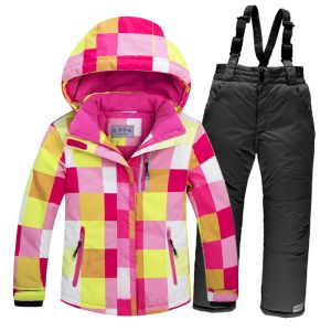 Anzüge Neues Produkt Skianzüge Kinder winddicht wasserdicht warm Winter Jungen und Mädchen Xuexiang Jacke + Outdoor Verdickung Skihose