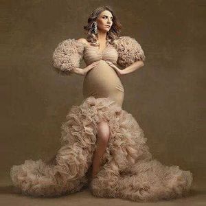 Nova chegada photoshoot vestido 2024 roupas para mulheres grávidas sexy vestidos de gravidez maternidade para fotografia