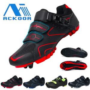 Skodon 2023 Cykling Mtb Shoes With Clits Men Route Cleat Road Bike Speed ​​Flat Sneaker Racing Women Cykel Mountain SPD Cykling Skodon