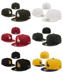 Top Selling 2024 Dopasowane czapki Snapbacks kapelusz baskball czapki logo llaa man man kobietę sportowy haft haftowy bawełniany płasko zamknięte czapki flex sun cap dd0072