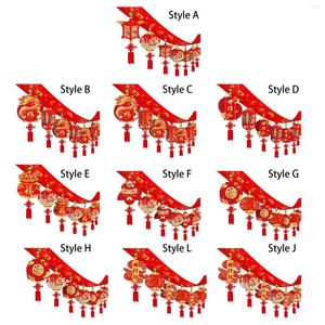 Party Decoration Chinese Year Banner Garland Hanging Decor Of Dragon For Bedroom Holiday Indoor Outdoor Living Room Kitchen