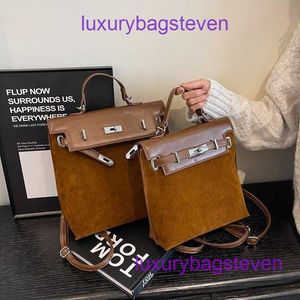 10a Top Quality Bag Women Purse Hremms Kelyys Designer Tygväskor 2024 Autumn New Ryggsäck Pendlarväska Kvinnor Small och stor kapacitetsmatta har riktig logotyp
