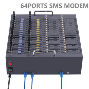 Preços baixos de fábrica 2g modem gsm sms rodízio SMS Modem 64 portas 64 cartões sim máquina de dispositivo de envio de sms