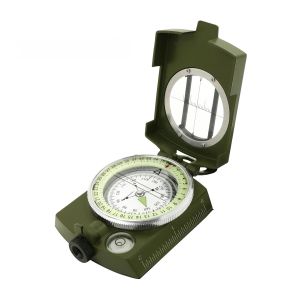 Compass Waterproof High Precision Compass Metal Luminous Compass Outdoor Gadget Sports Hiking Mountaineering Professional Military Sight