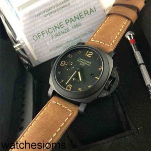 Designer Watch Panerass Luxusuhren für Herren mechanische Armbanduhr Automatische Wachpaner W9v3 Luminos