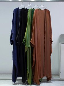 エスニック服eidイスラム教徒の絹のようなアバヤ