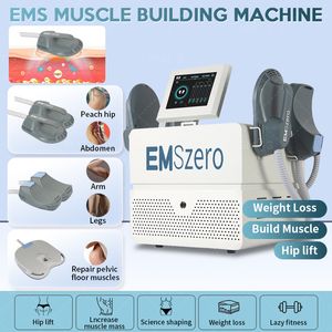 Emszero Vücut Heykel Makinesi Radyo Frekansı Masaj Makinesi Kullanımı Stimülasyonu Yağ Padlerini Ortadan Kaldır