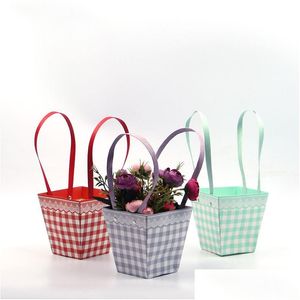 Diğer Etkinlik Partisi Malzemeleri 300 PCS/LOT TOTE TOTABLE TAVSİYEBİLİR KAPLAMA ÇİÇEKLİK BUGUST BOUQUET BUUQUET PACCABING CASE DHJGD