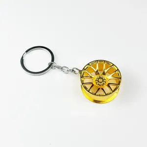 Keychains Keychain Wheel Rim Men Metal Car Key Pendant Mini Hammer Wrench Tool Spate Gear Head Chains