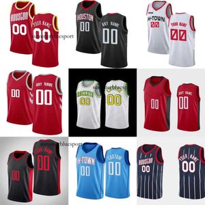 Maglia da basket uomo donna gioventù Houston''rockets''custom 6 Kenyon Martin Jr. 8 Jae'sean Tate 9 Josh Christopher 25 Garrison Mathews 28 Alperen Sengun