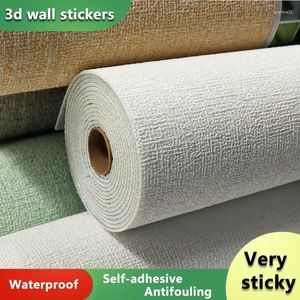 Wallpapers 2.8m Self Adhesive 3D Panel Decorative Wallpaper Foam Soundproof Waterproof Wall Sticker Design Bedroom