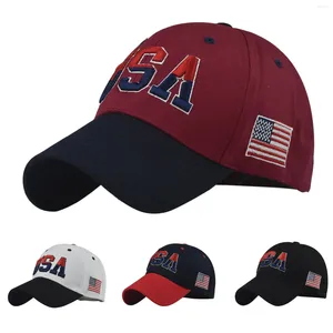 Ballkappen Amerika Flagge Stickerei Baseball Unisex Verstellbare Sonnenblende Hut Mode Hip Hop Cap Streetwear Outdoor UV-Schutz Hüte